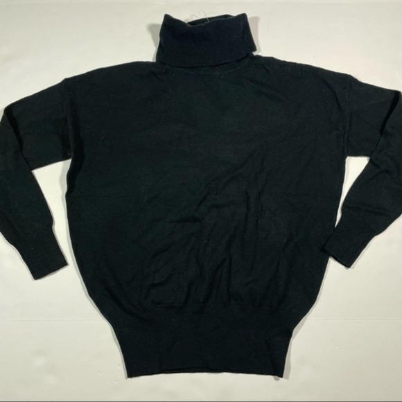 New Madewell Brookhaven Turtleneck Sweater Black NB370 - Picture 3 of 9